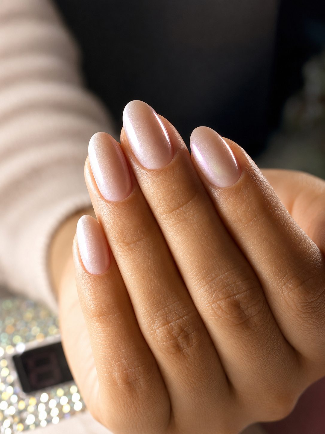 Manicura rusa y nivelación rubber
